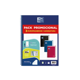 Oxford Cuaderno 1 CLASSIC WRITE&ERASE School Europeanbook A4 80 Hojas Espiral Tapas Extraduras Colores Surtidos Pack Promocional 3 Ud Precio: 10.50000006. SKU: B1GG5D9BJP
