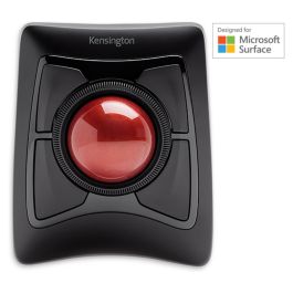Kensington Expert Mouse Wireless Trackball - Trackball Inalámbrico Bluetooth/RF, 400 DPI, Diseño Ambidiestro, Negro para Oficina