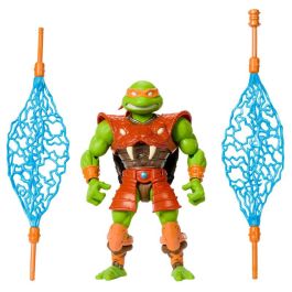 Mattel Figura Michelangelo Turtles of Grayskull Masters of the Universe Orígenes 14cm Articulada con Armadura y Nunchakus Precio: 14.49999991. SKU: B145EDTT27