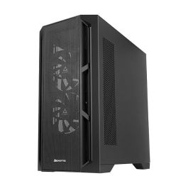 Chieftec GA-01B-M-OP Caja Gaming Midi Tower ATX Negra para PC de Juego con Panel de Vidrio Templado
