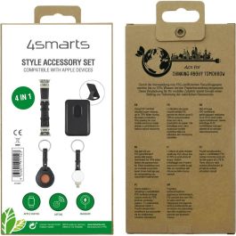 4smarts Set de Accesorios 4-piezas para Dispositivos Apple, Negro