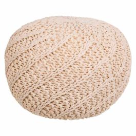 Puff Alexandra House Living Crema Poliestireno 45 x 30 x 45 cm