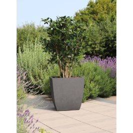 Jardinera - DIVA BASALT - Gris antracita - Cuadrada - 42 L - 43,5 x 43,5 x Al. 44,2 cm - EDA - Caja interior extraíble Jardinera - DIVA BASALT - Gris antracita - Cuadrada - 42 L - 43,5 x 43,5 x Al. 44,2 cm - EDA - Caja interior extraíble