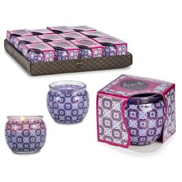 Vela Magic Spa Acorde 7.5x6.3x7.5 cm, Vidrio y Cera, Color Morado (12 Unidades) Precio: 15.49999957. SKU: B199J755LD