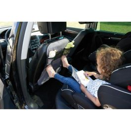 Tineo Protector de Asiento para Coche Niños - gran superficie, red almacenamiento, impermeable y fácil limpieza, fijación universal