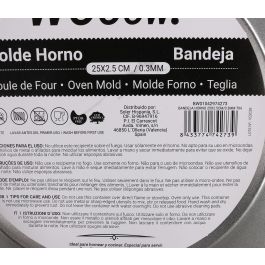 Bandeja para horno Wooow 25x2.5 cm (24 Unidades) Bandeja para horno Wooow 25x2.5 cm (24 Unidades)