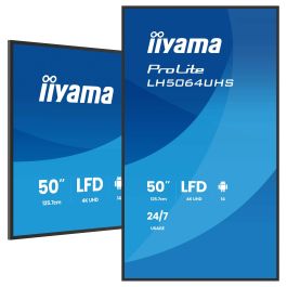 IIYAMA LH5064UHS-B1AG Pantalla 127 cm (50") 4K Ultra HD IPS 2xHDMI 2.0 2xUSB 2.0 1xUSB-C 1xEthernet 1xRS-232 2xIR 2xAltavoces 20W 24/7 Precio: 830.49999956. SKU: B16TPHAX9Q