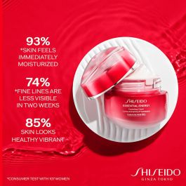 Shiseido Essential Energy Hydrating Cream Tratamiento Facial Hidratante Antiarrugas Antiedad Efecto Flash 50 ml