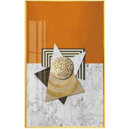 DKD Home Decor Cuadro Moderno Abstracto Naranja Dorado 80x120x3 cm de Aluminio y MDF Precio: 89.49999982. SKU: S3018073