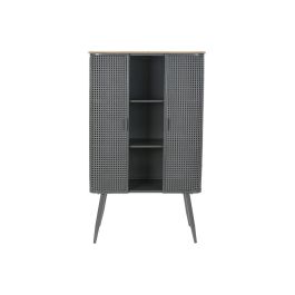 DKD Home Decor Estantería Loft Industrial con 2 Puertas y 2 Estantes de Metal y Madera, Gris Natural 79x39x133 cm DKD Home Decor Estantería Loft Industrial con 2 Puertas y 2 Estantes de Metal y Madera, Gris Natural 79x39x133 cm