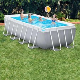 Piscina rectangular prism farme con depuradora y escalera (capacidad 3785 litros) (+ 6 años ) 488x244x107 cm Piscina rectangular prism farme con depuradora y escalera (capacidad 3785 litros) (+ 6 años ) 488x244x107 cm