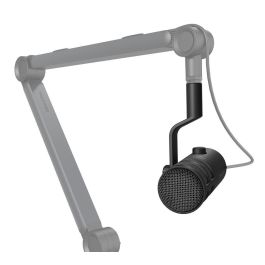 GENESIS Radium 350D Micrófono Dinámico USB para PC, ideal para Podcasts y Streaming, con Filtro Antipop Integrado y Control de Volumen Negro
