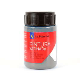 La Pajarita Pintura Latex Gris Acabado Satinado 35 ml