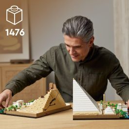 LEGO Architecture Gran Pirámide de Guiza 21058 Juego de Construcción LEGO 1476 Piezas Multicolor Plástico para Niños y Adultos