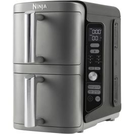 Freidora de Aire Vertical Ninja 6 en 1 MAX 9.5L - 2 Cajones, Apto para 8 Personas, Air Fry, Asar, Hornear, Ref. FREIDORA AIRE VERTICAL 6EN1 MAX 9.5L