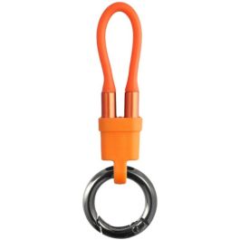 4smarts 541385 Cable USB-C a USB-C Plano 0.3m Negro/Gris/Naranja Set de 30 Unidades