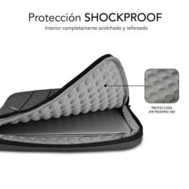 Funda Subblim Air Padding 360 Sleeve para Portátiles hasta 14"/ Gris Oscuro Funda Subblim Air Padding 360 Sleeve para Portátiles hasta 14"/ Gris Oscuro