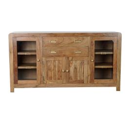 DKD Home Decor Resez Buffet Colonial Acacia Natural Dorado 150 x 40 x 81 cm