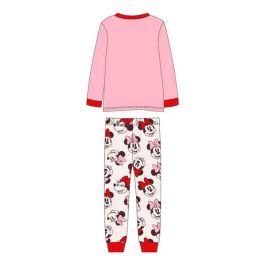 Cerdá Pijama Largo Minnie Mouse Single Jersey para Niña de 3 Años - Color Pink