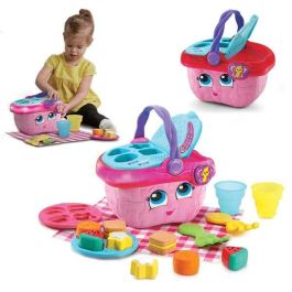Vtech Cesta de Picnic Interactiva Formas y Sabores con Respuestas Auditivas para Desarrollar la Imaginación 30x17x20 cm