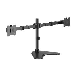 AISENS - SOPORTE DE MESA CON PEANA ECO GIRATORIO E INCLINABLE PARA MONITOR/TV 20KG (3 PIVOTES, 2 BRAZOS) DE 17-35, NEGRO Precio: 43.49999973. SKU: B1693KJXB5