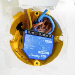 Shelly 1 Gen3 Relé Interruptor Inteligente Inalámbrico 16A WLAN BT compatible con Alexa y Google Home para control remoto