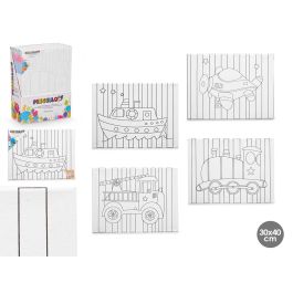 Lienzo Manualidad 30X40Cm Vehiculos Surtidos Pincello (16 Unidades) Precio: 44.5000006. SKU: B13PWRBLJS