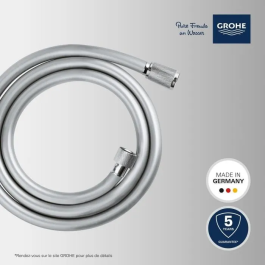 Grohe Flexo de Ducha VitalioFlex 28743002 1,5m Antitorsión Conexión Universal Cromo