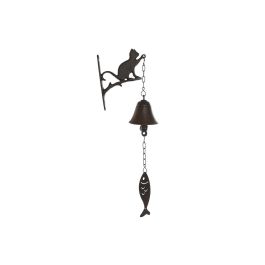 Campana Home ESPRIT Marrón Negro Hierro 15,7 x 7,5 x 42 cm Precio: 11.49999972. SKU: B1ACQDC392