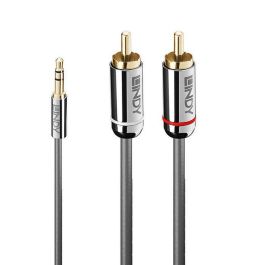 Lindy 1m 3.5mm to Phono Audio Cable, Cromo Line Lindy 1m 3.5mm to Phono Audio Cable, Cromo Line