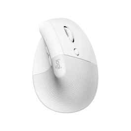 Logitech Lift Ratón Vertical Inalámbrico Ergonómico para Mac iPad 4000dpi Blanco