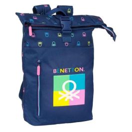 Mochila para Portátil Benetton Cool Azul marino 28 x 42 x 13 cm Precio: 23.50000048. SKU: B16SZ8VLPF