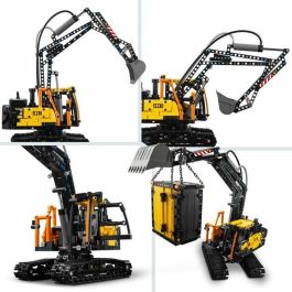 LEGO Technic 42175 Camión Volvo FMX y Excavadora Eléctrica EC230 - Set de vehículos