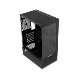 NOX NXHUMMERVSNBK Caja Semitorre ATX Hummer Vision ARGB Negro Vidrio Templado USB3.0