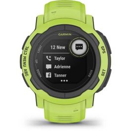 Garmin INSTINCT 2 Solar 45mm - Reloj GPS multideporte, carga solar, pulsioxímetro, lima