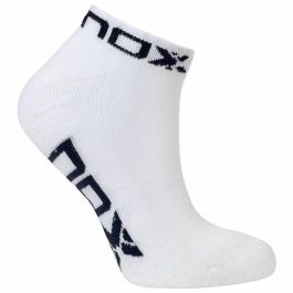 Calcetines Deportivos Nox Logo Blanco 35-39 Calcetines Deportivos Nox Logo Blanco 35-39