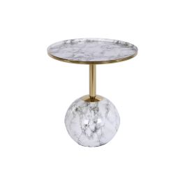 Mesita Auxiliar Moderno DKD Home Decor Blanco Dorado 41 x 47 x 41 cm Precio: 73.59000022. SKU: B1KEAEJQXQ