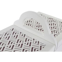Joyero Romantico DKD Home Decor Rosa Palo Blanco 17 x 24 x 30 cm Joyero Romantico DKD Home Decor Rosa Palo Blanco 17 x 24 x 30 cm