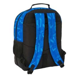 Mochila Escolar Hot Wheels Let's race Azul Negro 32 x 42 x 15 cm