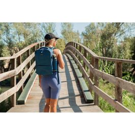 Numada Mochila Explorer Backpack B40 20L Azul Petróleo 40x25x20cm con Puerto USB y Bolsillos Múltiples, Ideal Cabina Avión, Poliester Impermeable