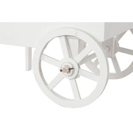 Carro Shabby DKD Home Decor Blanco 51 x 114 x 85 cm Carro Shabby DKD Home Decor Blanco 51 x 114 x 85 cm