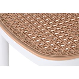 Taburete DKD Home Decor Blanco Marron 51 x 103 x 48 cm (4 Unidades) Taburete DKD Home Decor Blanco Marron 51 x 103 x 48 cm (4 Unidades)