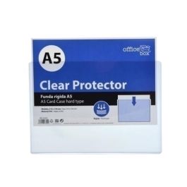 Funda Porta Carteles Office Box Pvc Rigido A5 (Set de 10) Precio: 7.95000008. SKU: B14DLFS5MV