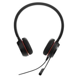 Jabra 100Hz ~ 10kHz @6dB, 32+/-4.8, @1.0kHz, USB - Auriculares con Micrófono y Cancelación de Ruido Pasiva y Activa, Conexión USB, Control de Llamadas Fácil