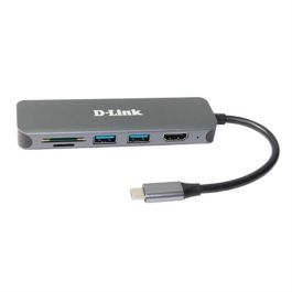D-Link Docking USB Tipo C con 2 puertos USB 3.2 Gen 1, HDMI 1.4, lector de tarjetas, 4K Ultra HD, compatible con Windows y Mac OS Precio: 61.49999966. SKU: S55168697