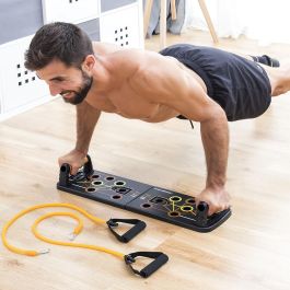Tabla de Flexiones Push-Up con Bandas de Resistencia y Guía de Ejercicios Pulsher InnovaGoods Precio: 22.99. SKU: V0103181