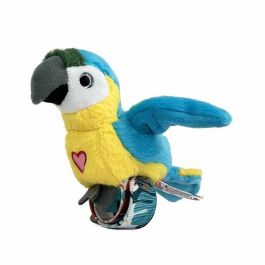 Famosa Peluche Pajarito Happy Yappers Canta Mueve Las Alas Repite Lo Que Dices 18x18x5 cm