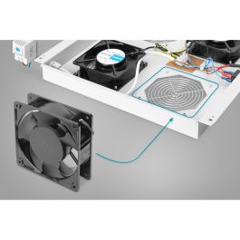 Digitus Ventilador para Unidades de Ventilación Negro para Armarios de Red y Servidores