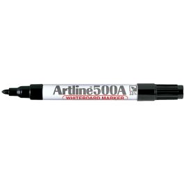 Rotulador Artline Pizarra Ek-500 Negro Punta Redonda 2 mm Recargable 12 unidades