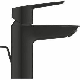 Grohe 242092432 Mezclador monomando de lavabo Start negro mate, tamaño S. Incorpora ahorro de agua, caño extraíble y desagüe.